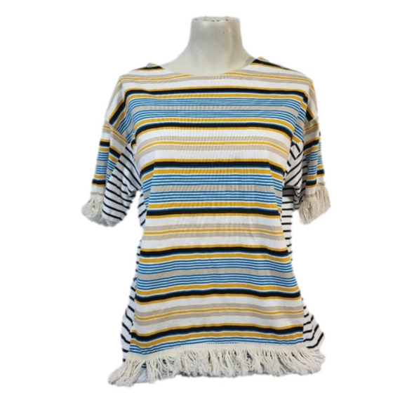 Zara Short Sleeve Boho Blouse - Picture 1 of 4